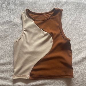 Half and half SHEIN Top